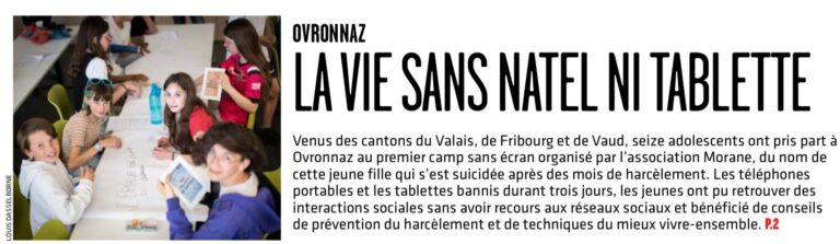 Se déconnecter pour mieux se retrouver