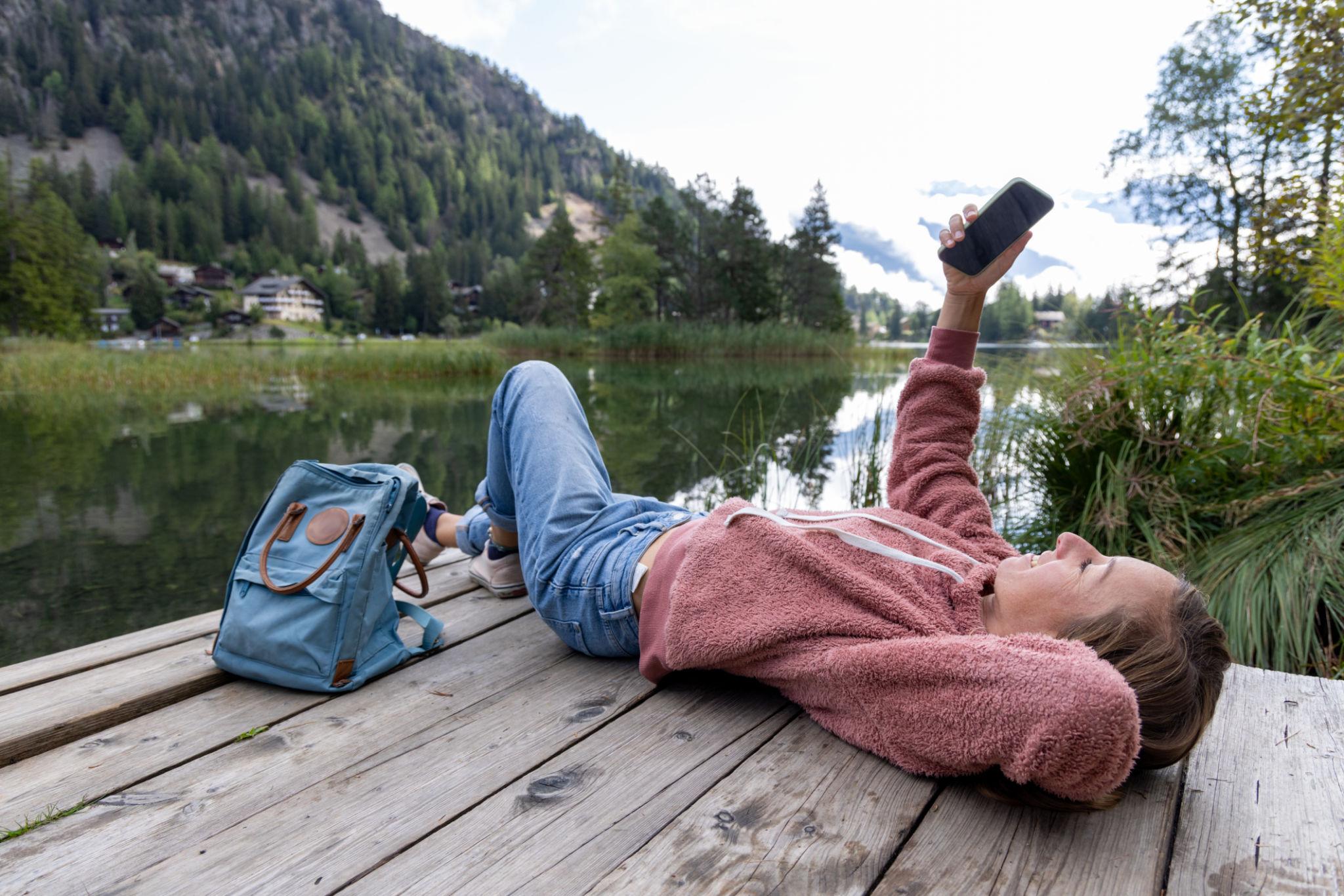 Vacances dans la nature et déconnexion numérique